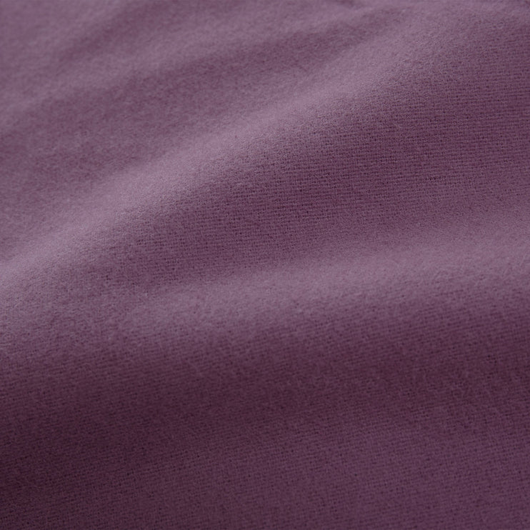 Flanell-Bettwäsche Montrose Aubergine, 100% Baumwolle | Hochwertige Wohnaccessoires