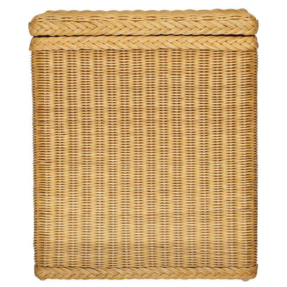 Wäschekorb Java, Honig, 100% Rattan & 100% Baumwolle