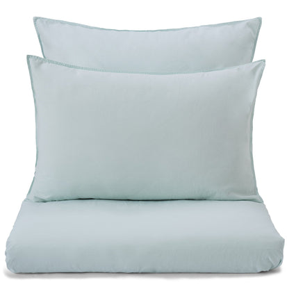 Luz duvet cover, mint, 100% cotton