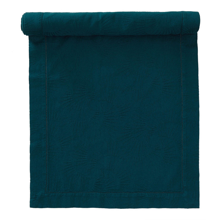 Espinho table runner, forest green, 100% cotton