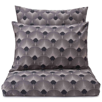 Zamora duvet cover, grey & dark grey, 100% cotton