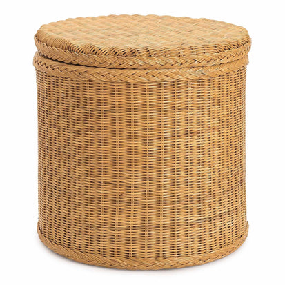 Wäschekorb Java, Honig, 100% Rattan