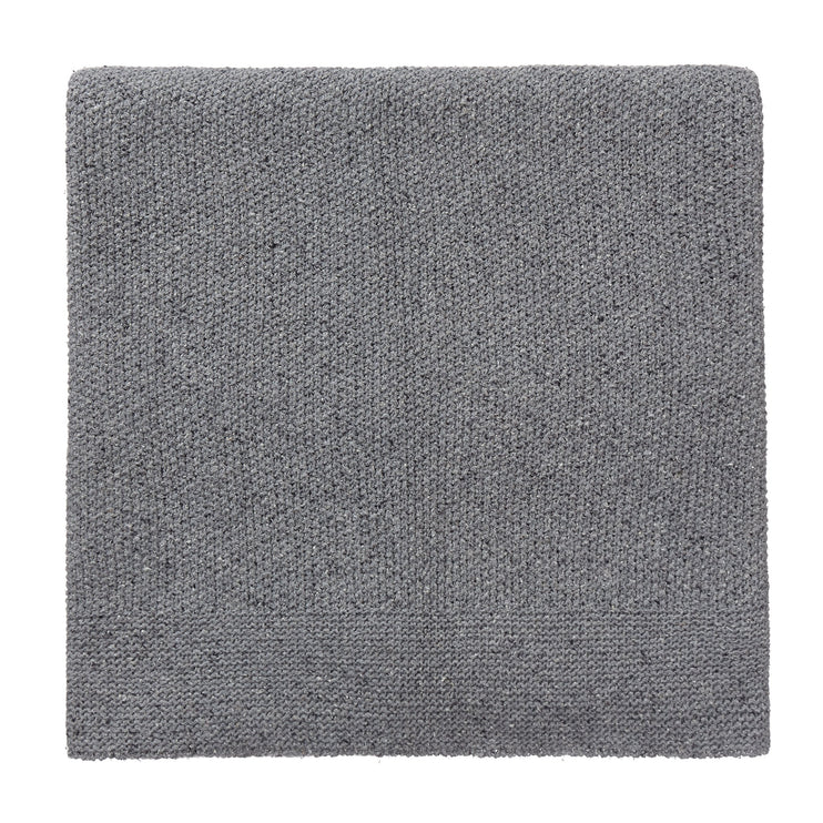 Amaro Recycled Fiber Blanket light grey melange, 100% recycled fibers